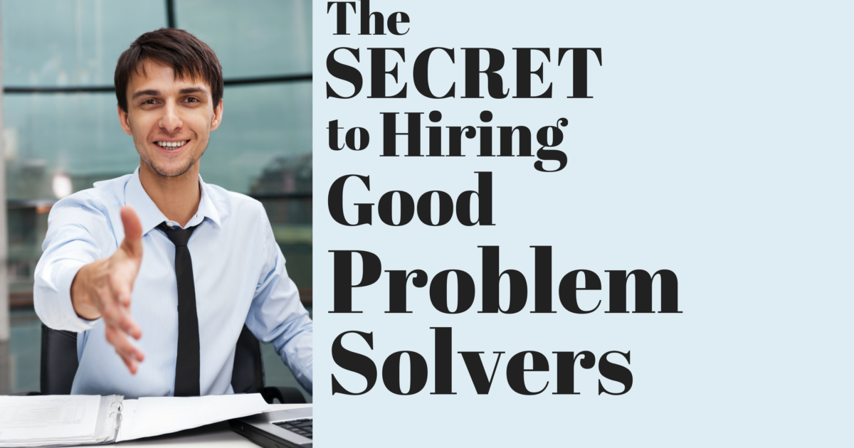 job with problem solving